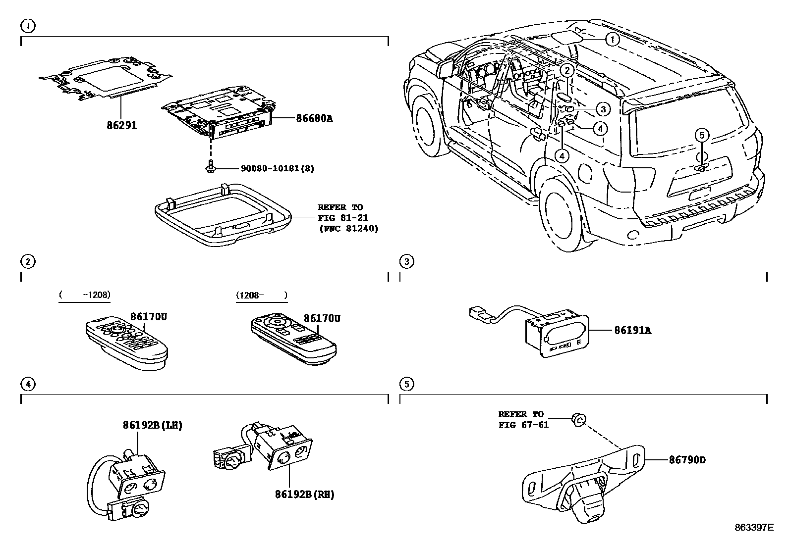 8606 — CAMERA & REAR MONITOR DISPLAY
