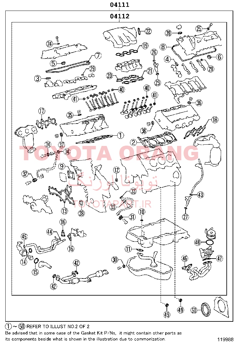 واشرجات کامل کمری