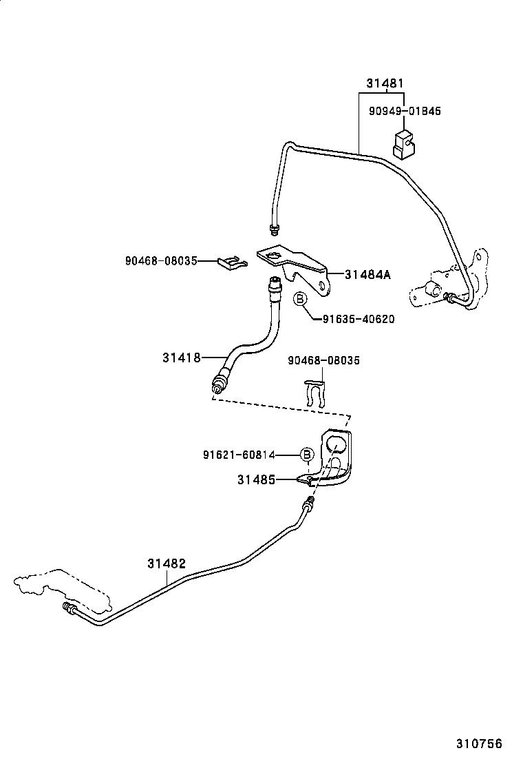 مجموعه پدال کلاچ یاریس