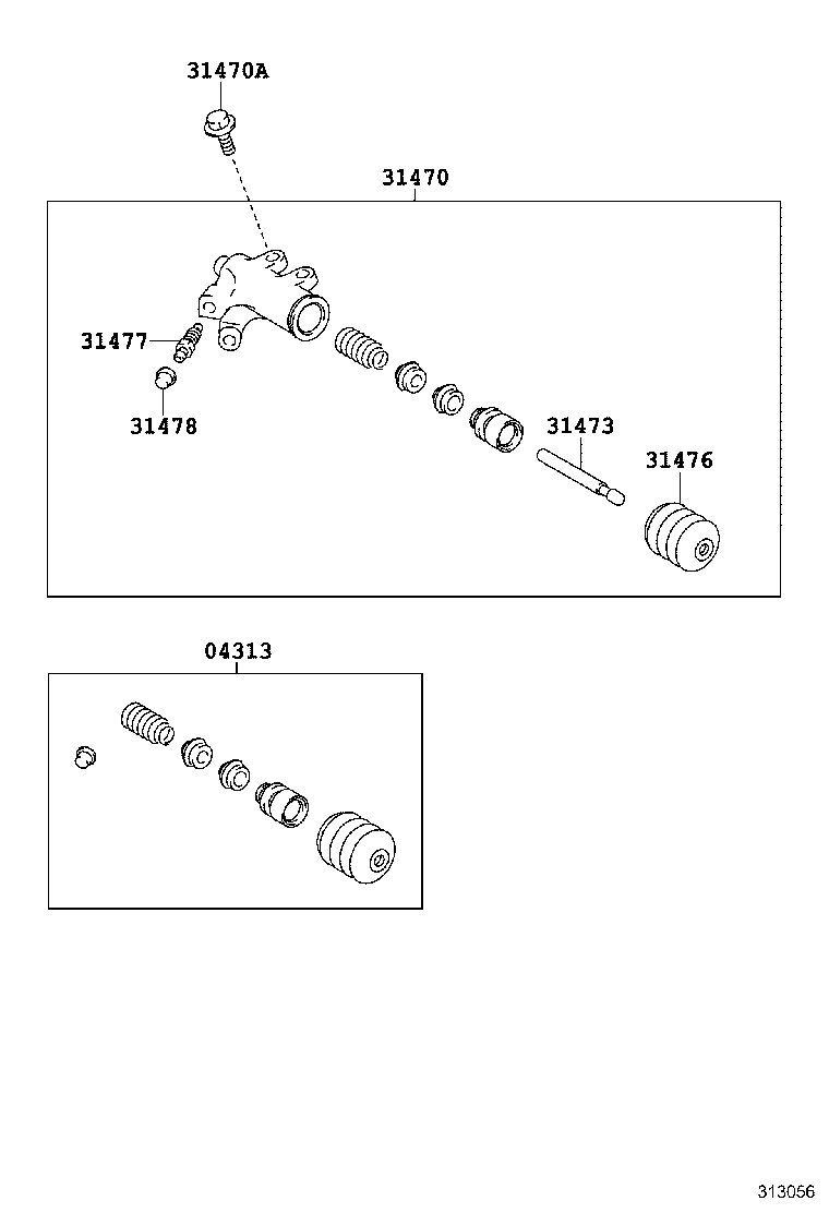 مجموعه پدال کلاچ پاین راوفور
