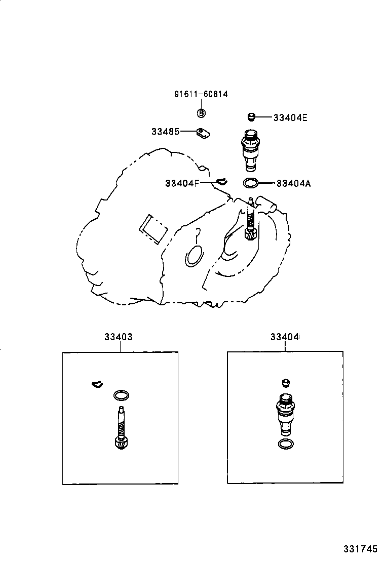 3304:SPEEDOMETER DRIVEN GEAR (MTM) COROLLA