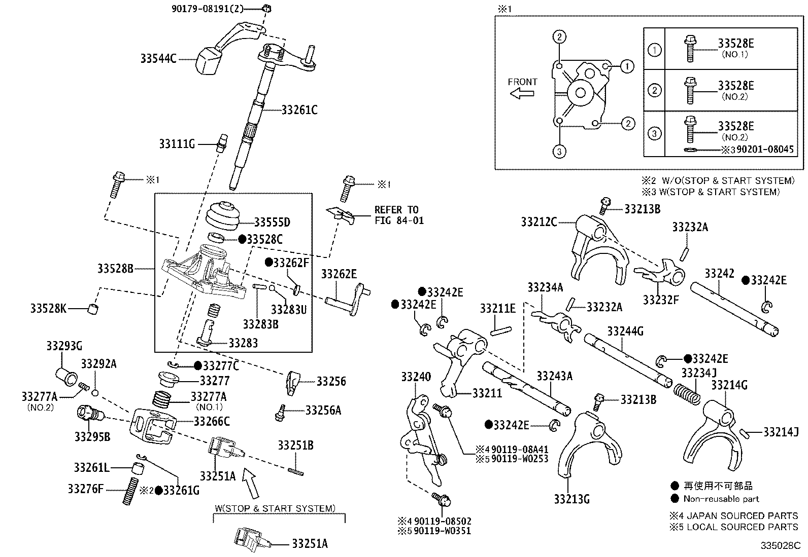 مجموعه ماهکهای گیربگس یاریس