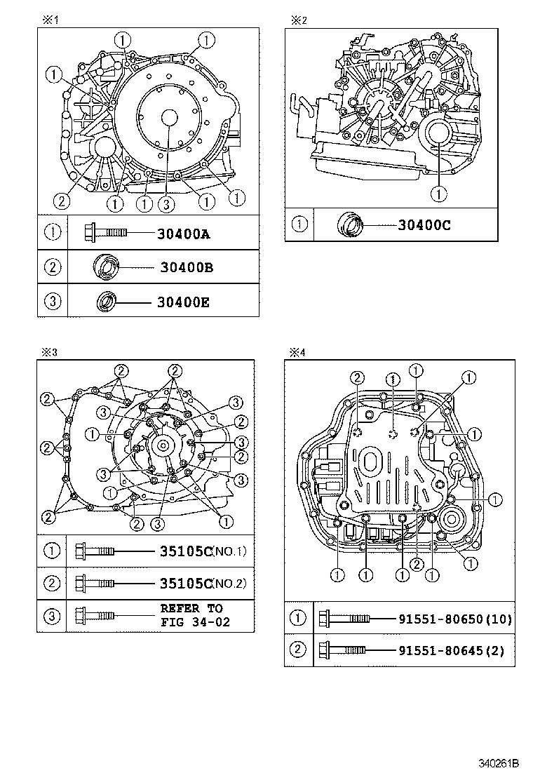 گیربگس کامل کرولا