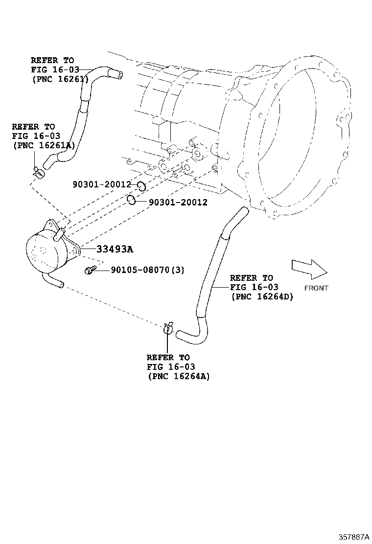 3514:OIL COOLER & TUBE (ATM) LEXUS IS