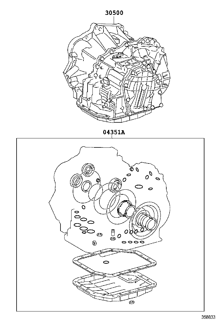 گیربگس کامل کرولا