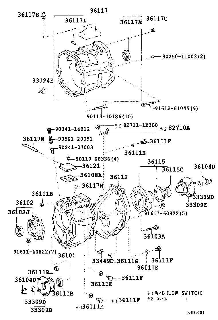 مجموعه دندهای کمک گیربگس هایلوکس