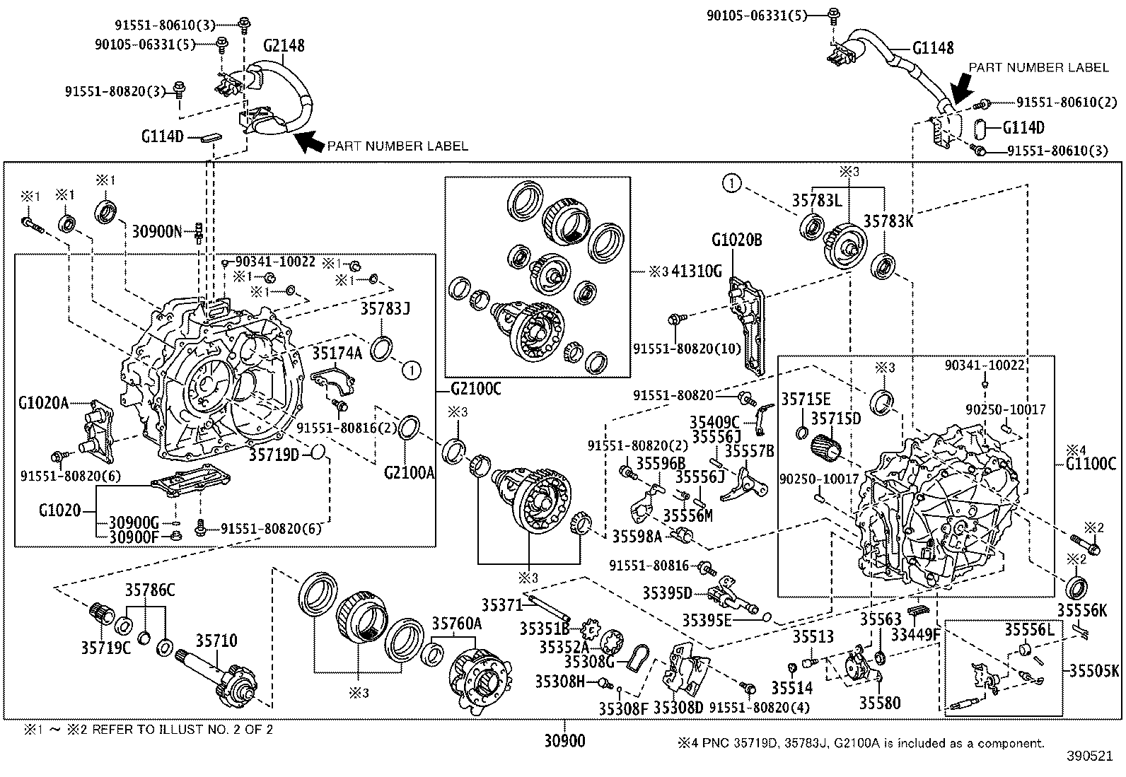 گیربگس و قطعات مربوطه پریوس