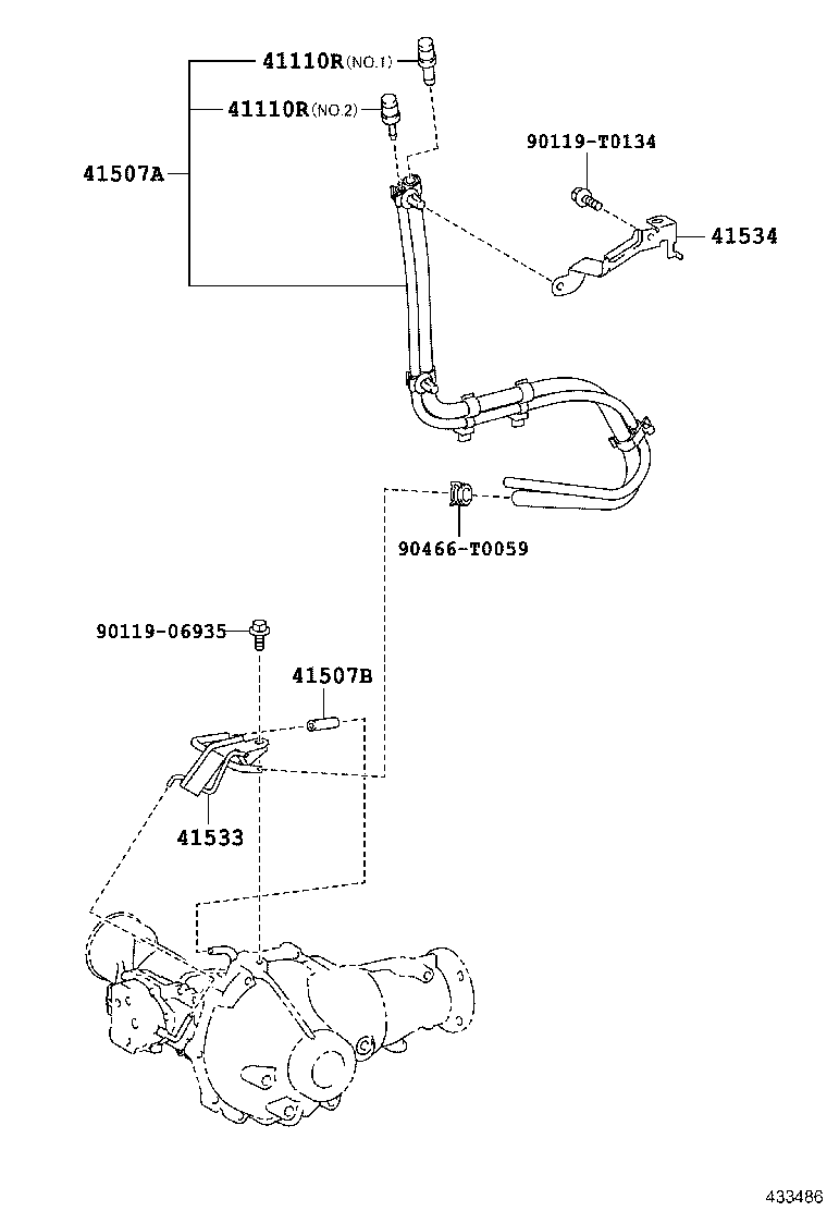 مجموعه کله گاوی جلو هایلوکس