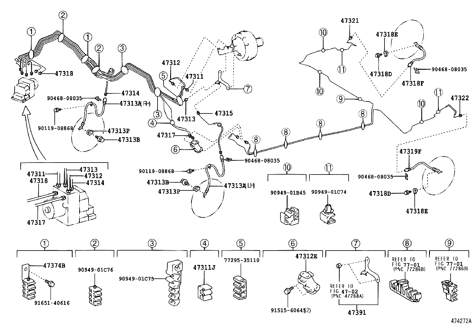 پمپ ABS کرولا