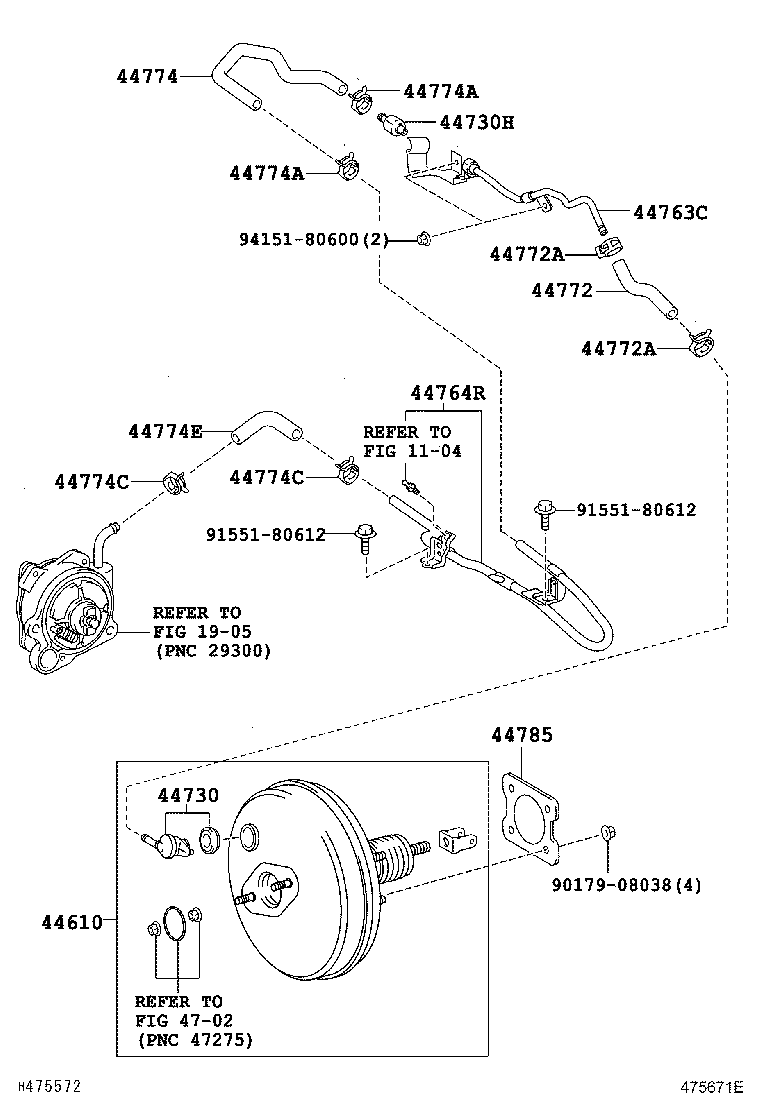 بوستر ترمز کرولا