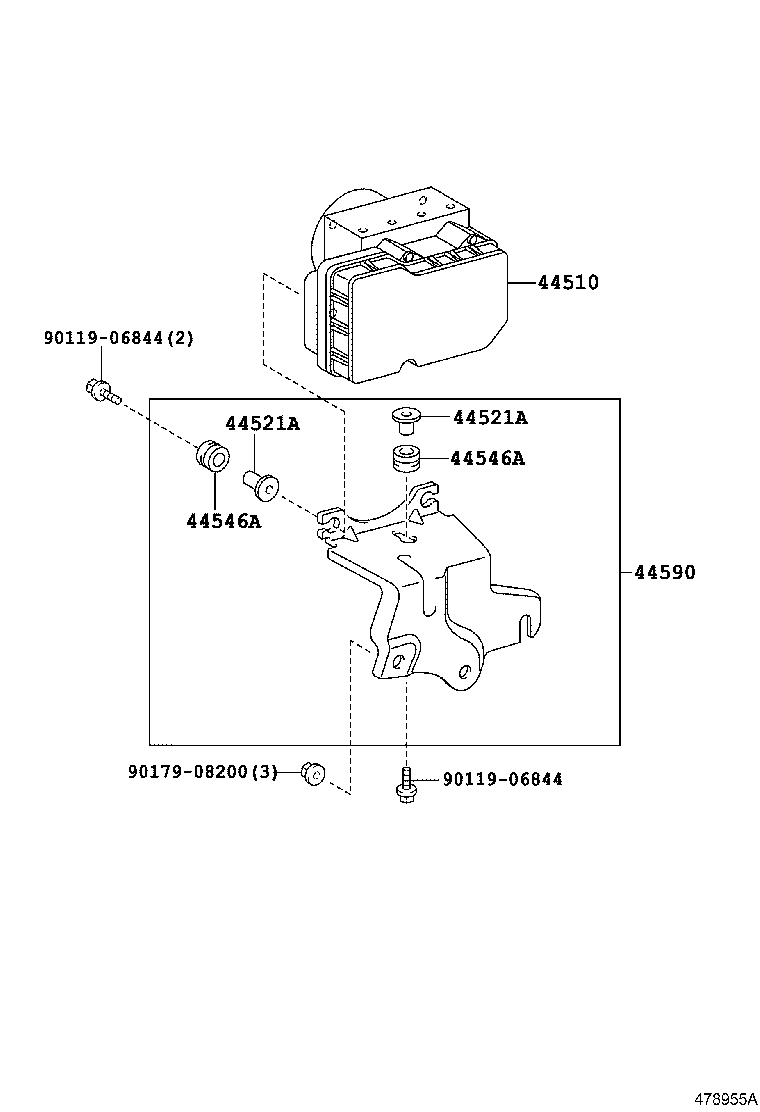 پمپ ABS کرولا