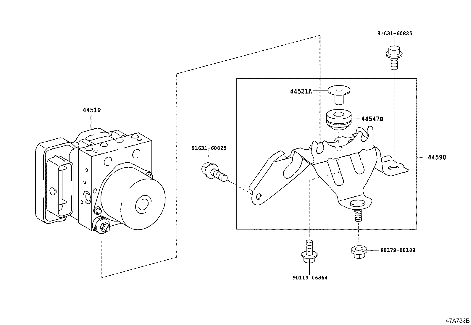 پمپ ABS کرولا