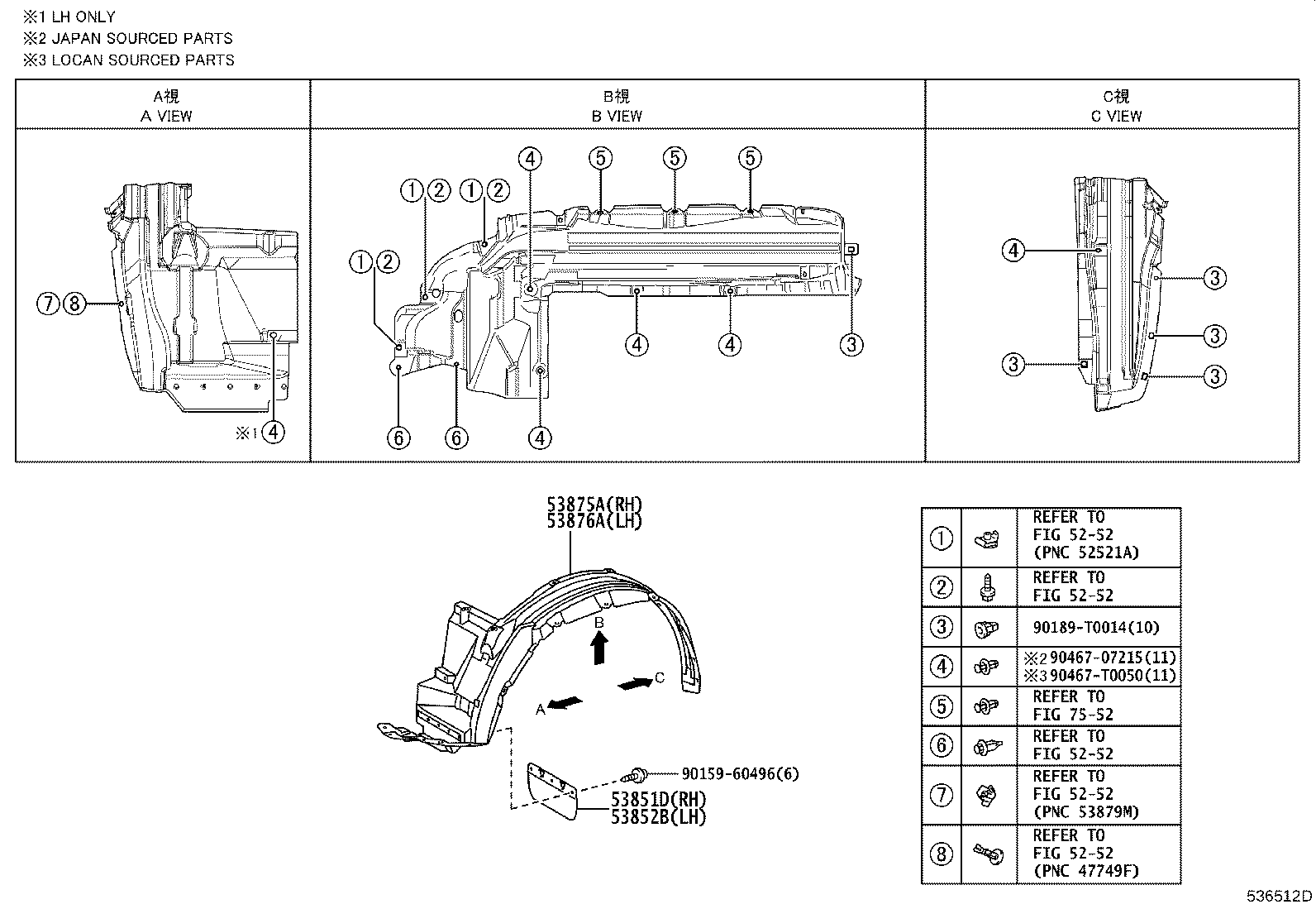مجموعه کاپوت و گلگیر جلو فورچنر