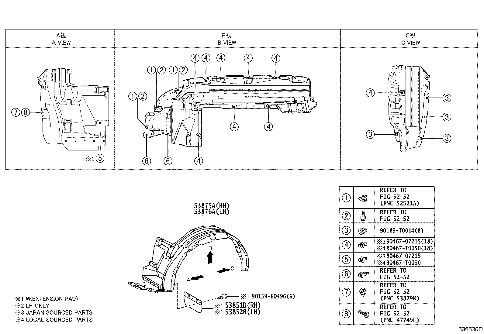 مجموعه کاپوت و گلگیر جلو هایلوکس