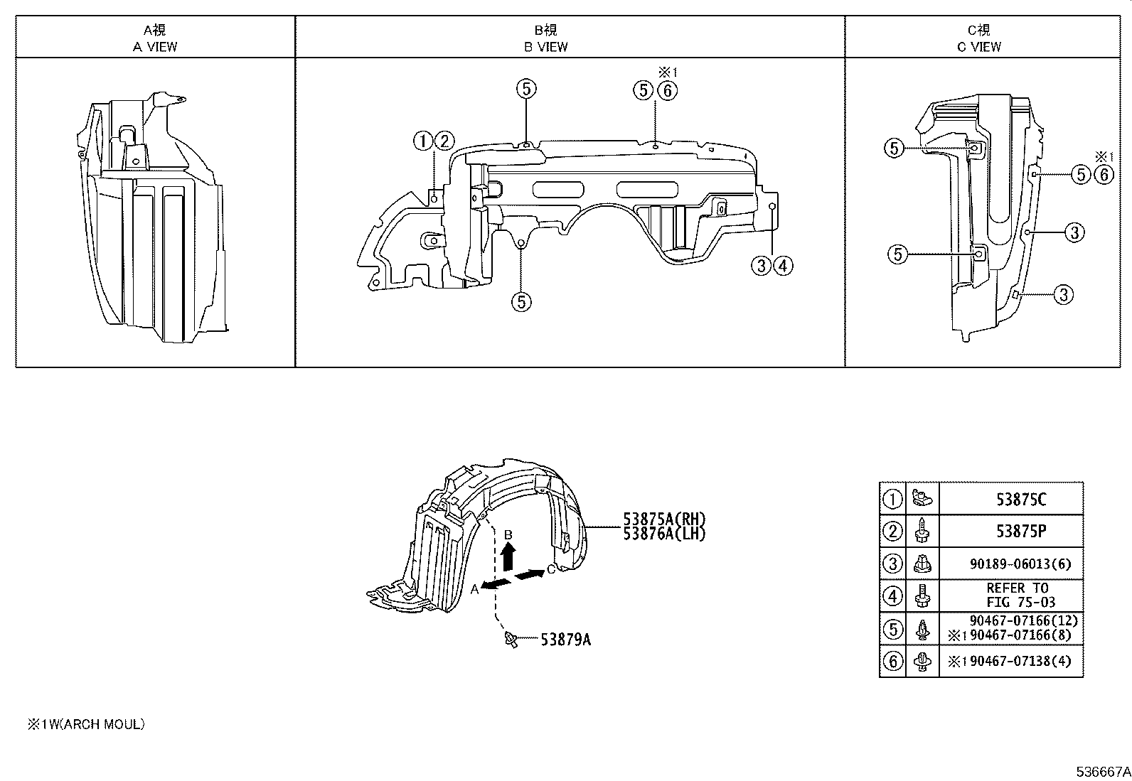 کاپوت و گلگیر جلو یاریس