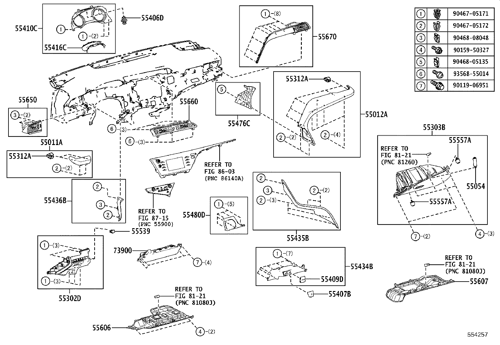 داشبورد و زیر مجموعه آن کمری