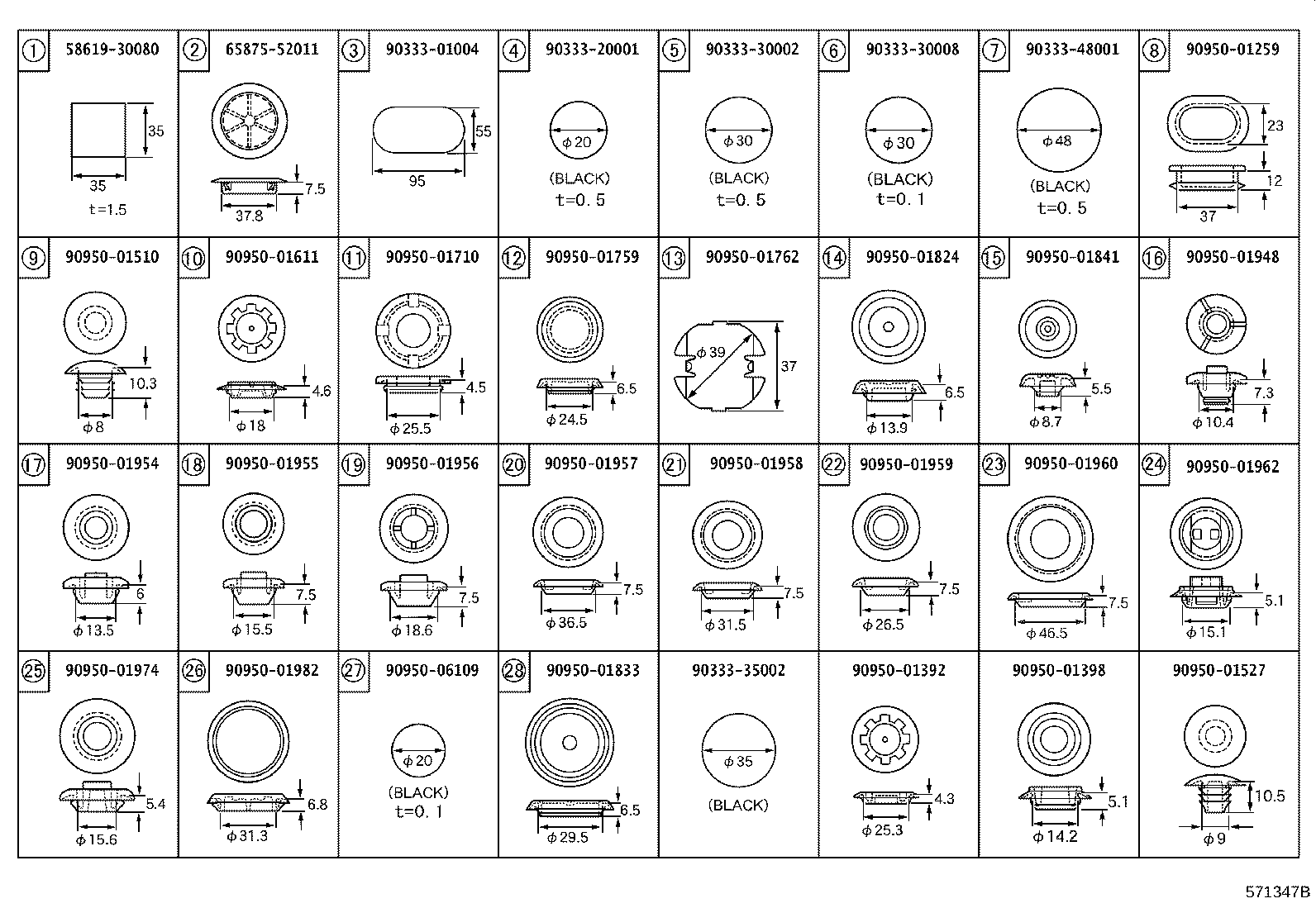 HOLE PLUG IS