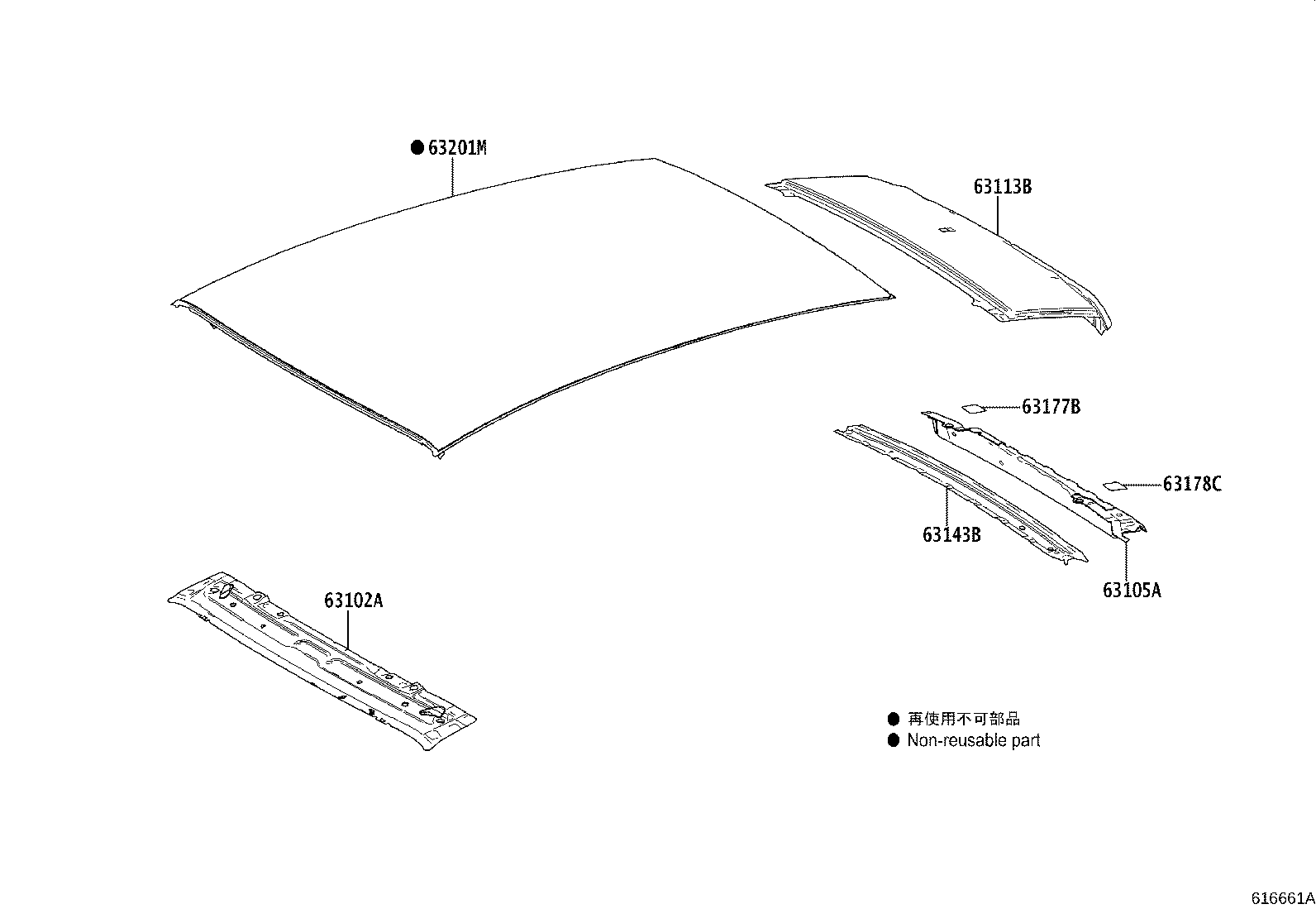 سقف و سانروف ‌ یاریس