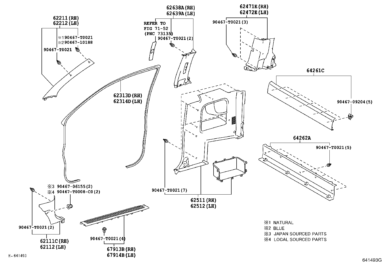 قطعات داخلی هایلوکس