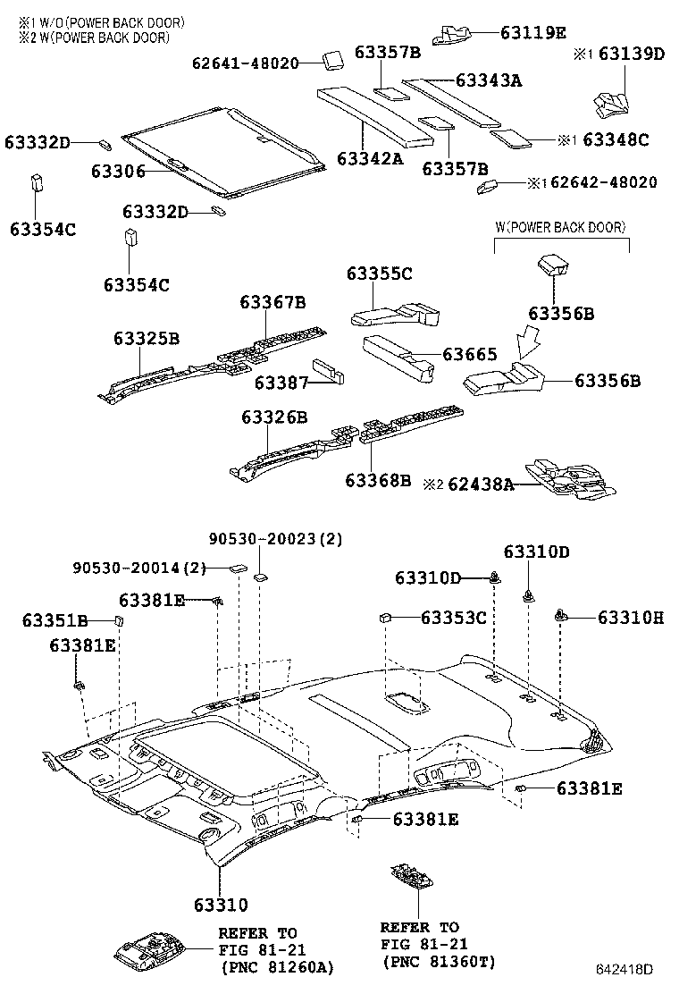 نمدی سقف RX350