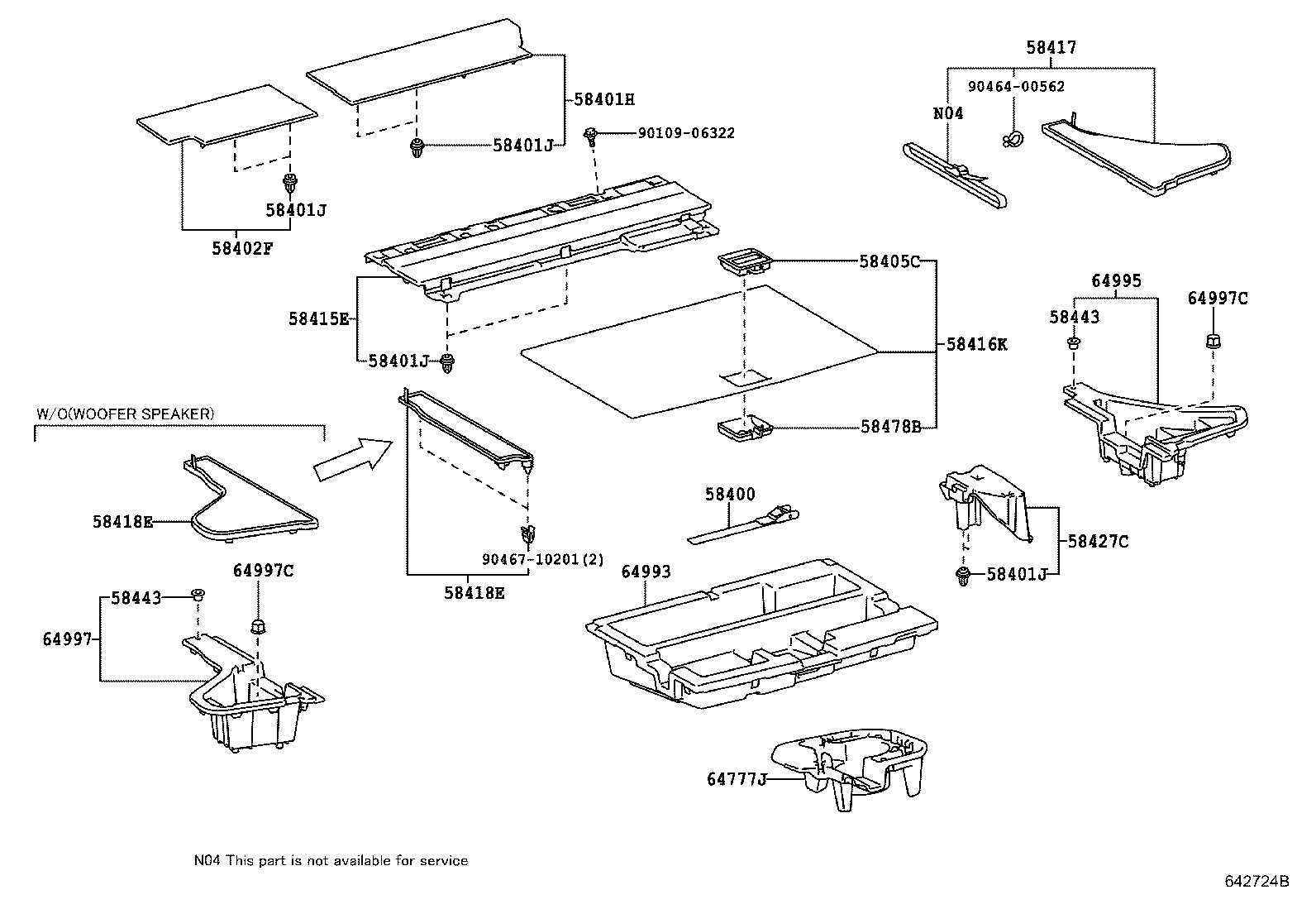 پنل داخل صندوق عقب CT