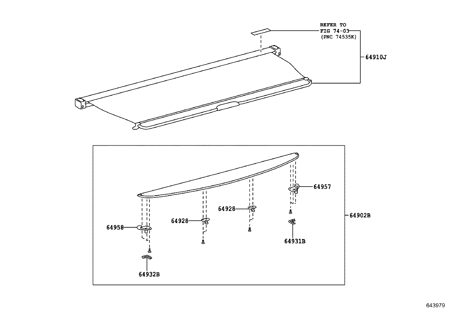 پنل داخل صندوق عقب RX350