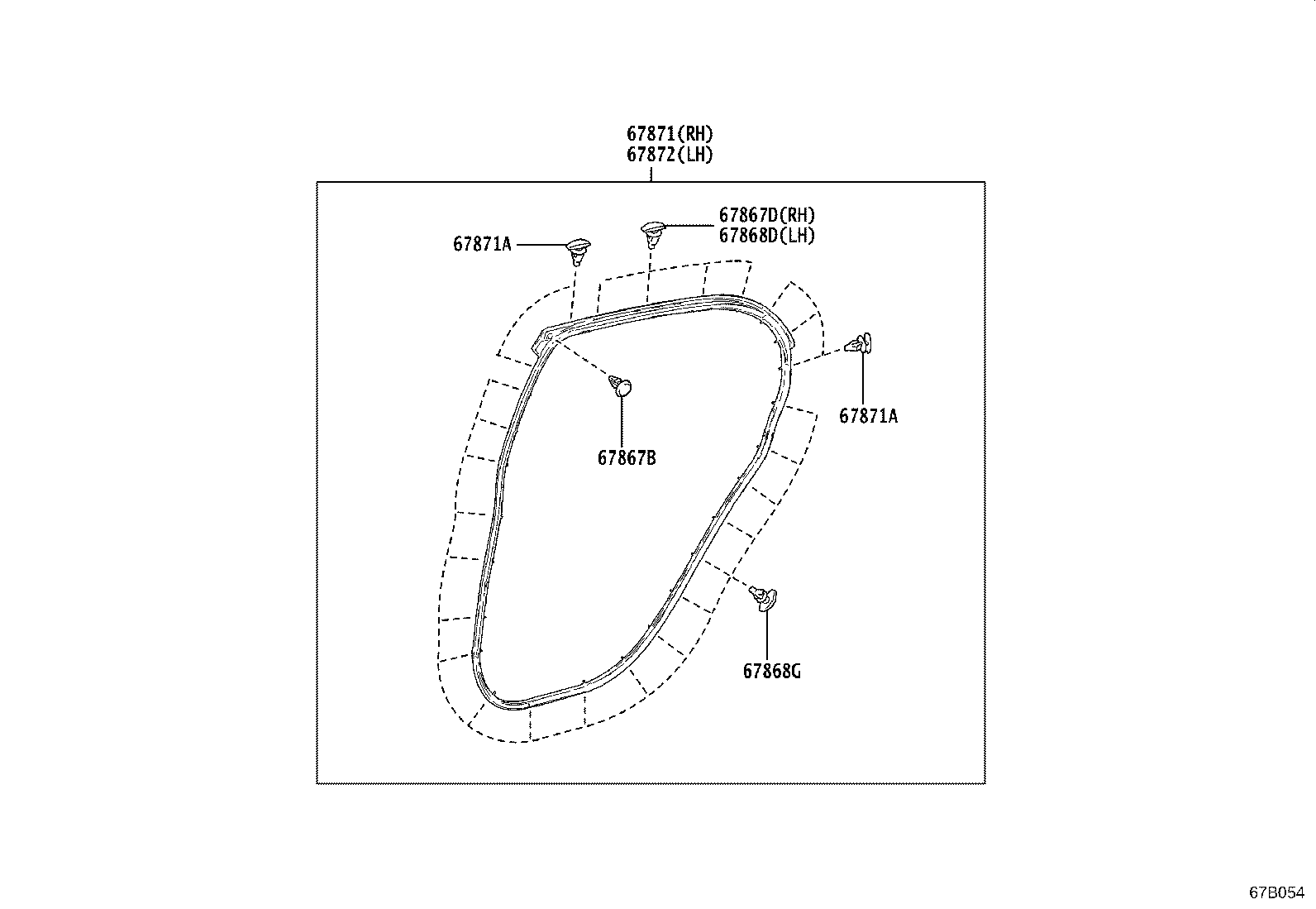 مجموعه شیشه و دربهای عقب یاریس