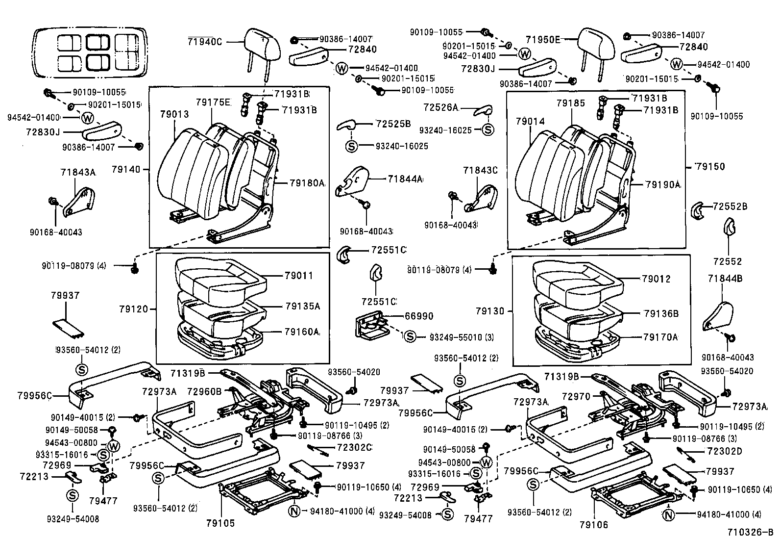 صندلی پرویا