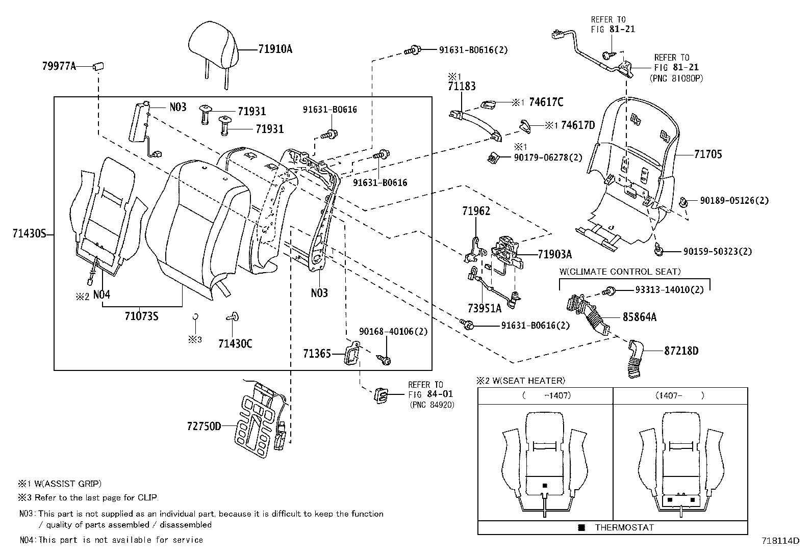 صندلی های جلو و قعطات ان LS