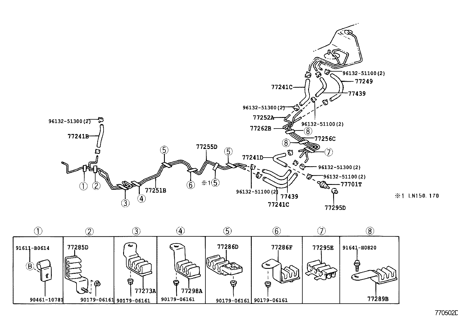 باک اصلی و باک زاپاس و پمپ بنزین هایلوکس