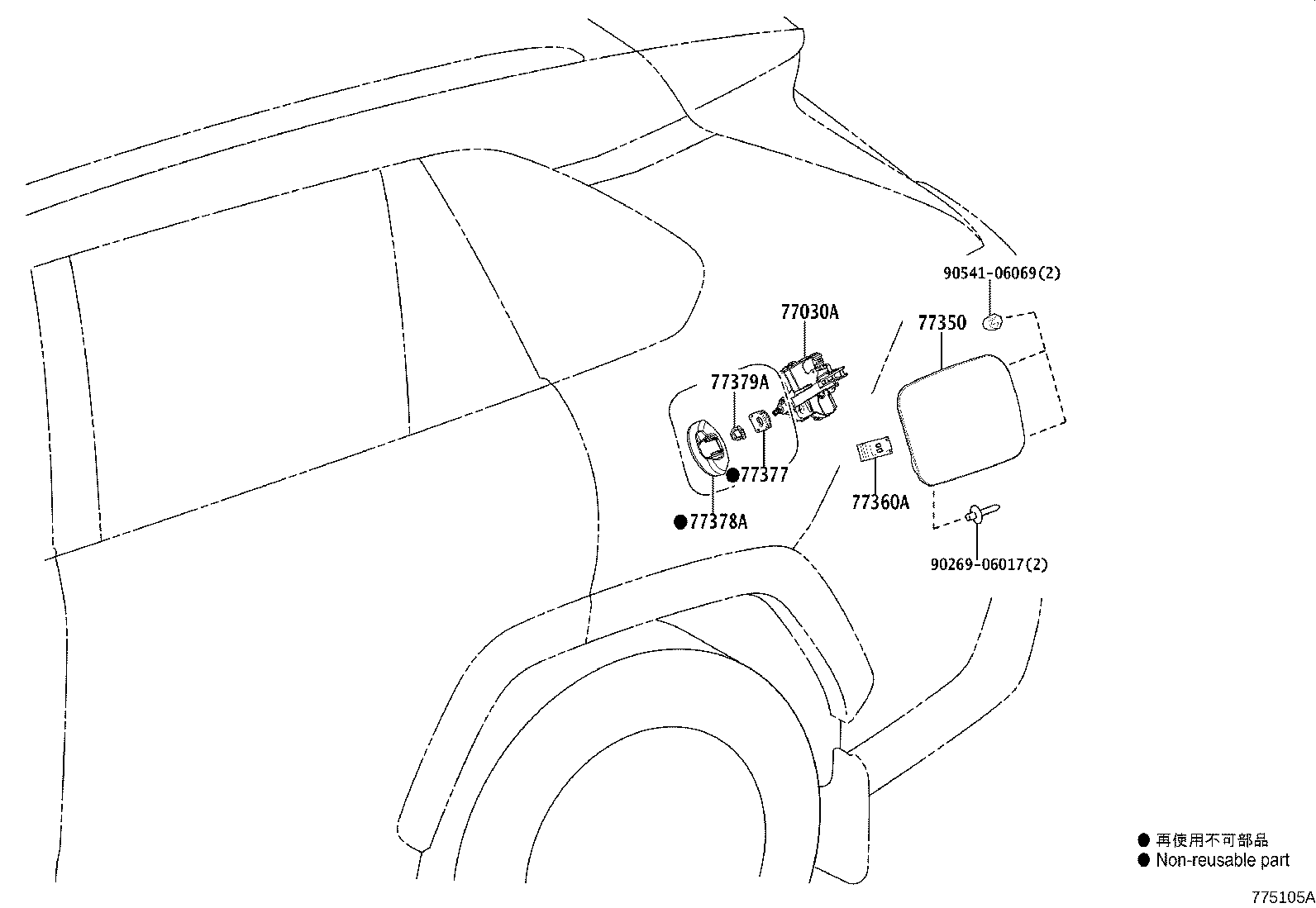 باک اصلی و باک زاپاس و پمپ بنزین راوفور