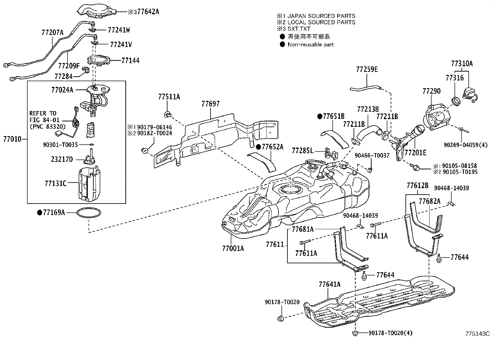 باک اصلی و باک زاپاس و پمپ بنزین هایلوکس