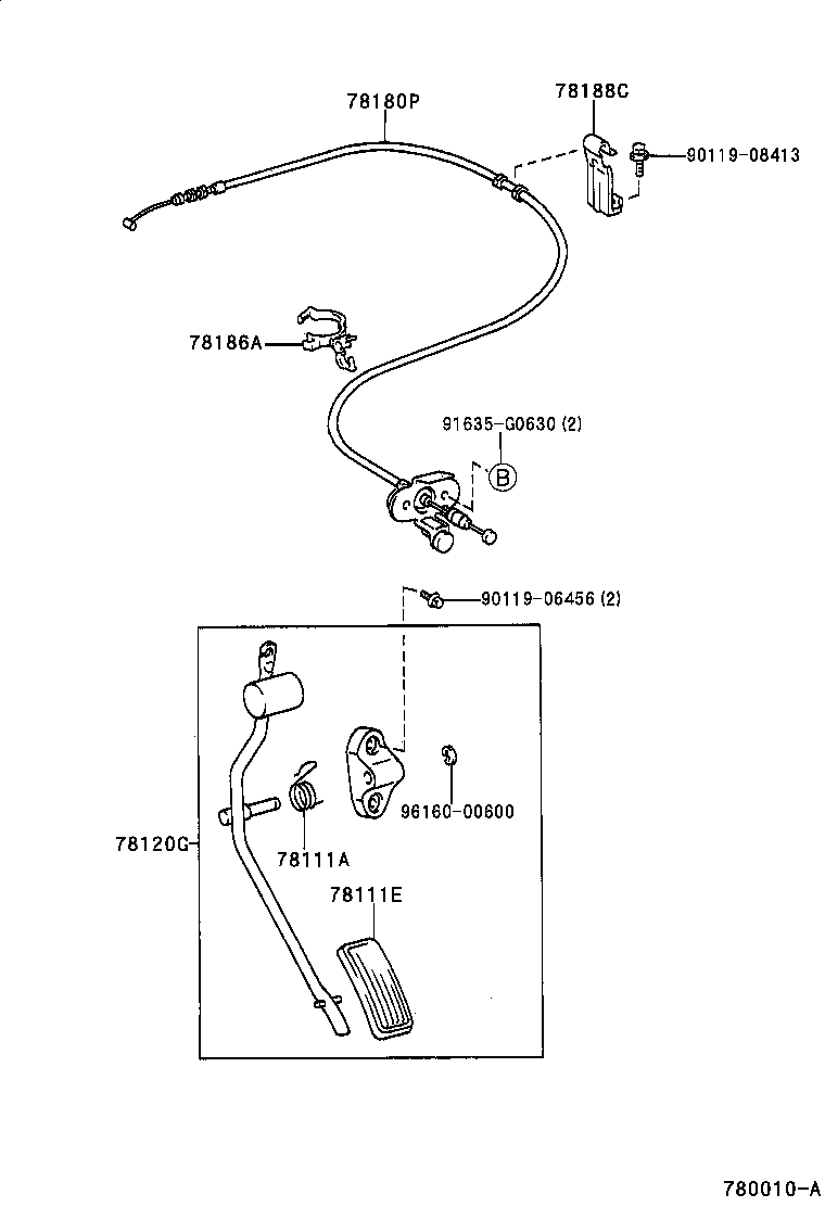 پدال گاز پرادو