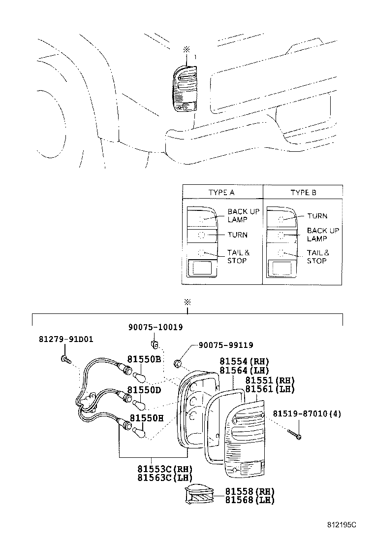 خطرهای عقب هایلوکس