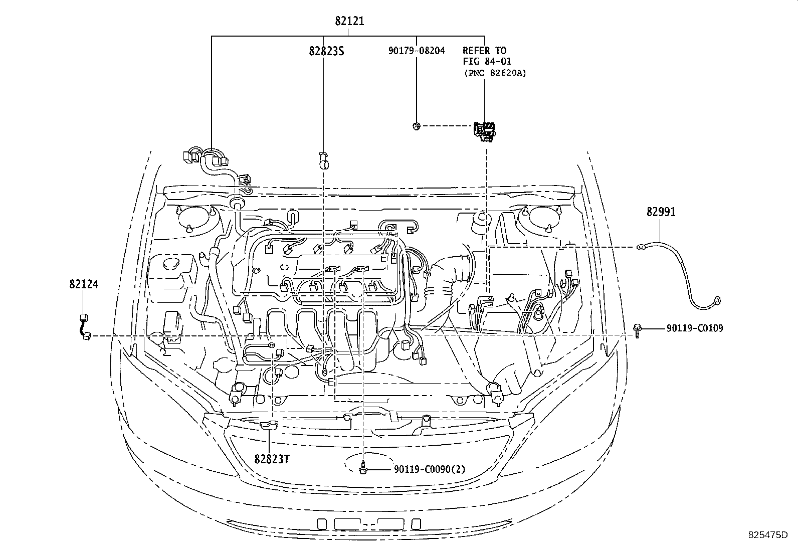مجموعه دسته سیم های بدنه کرولا