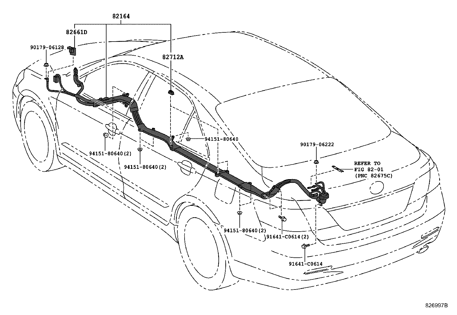 مجموعه دسته سیم های بدنه کمری