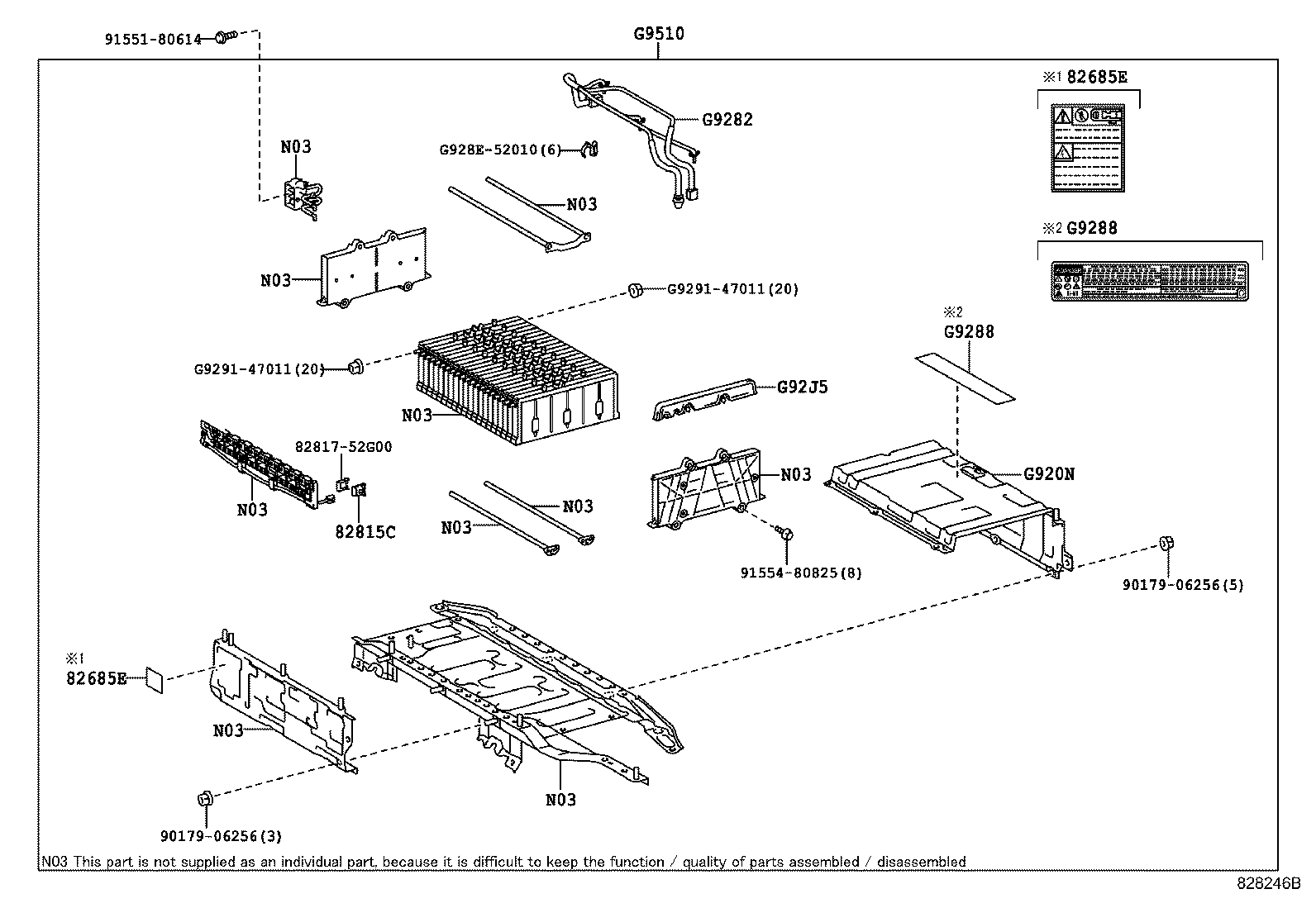 باطری و کابل و بست باطری یاریس