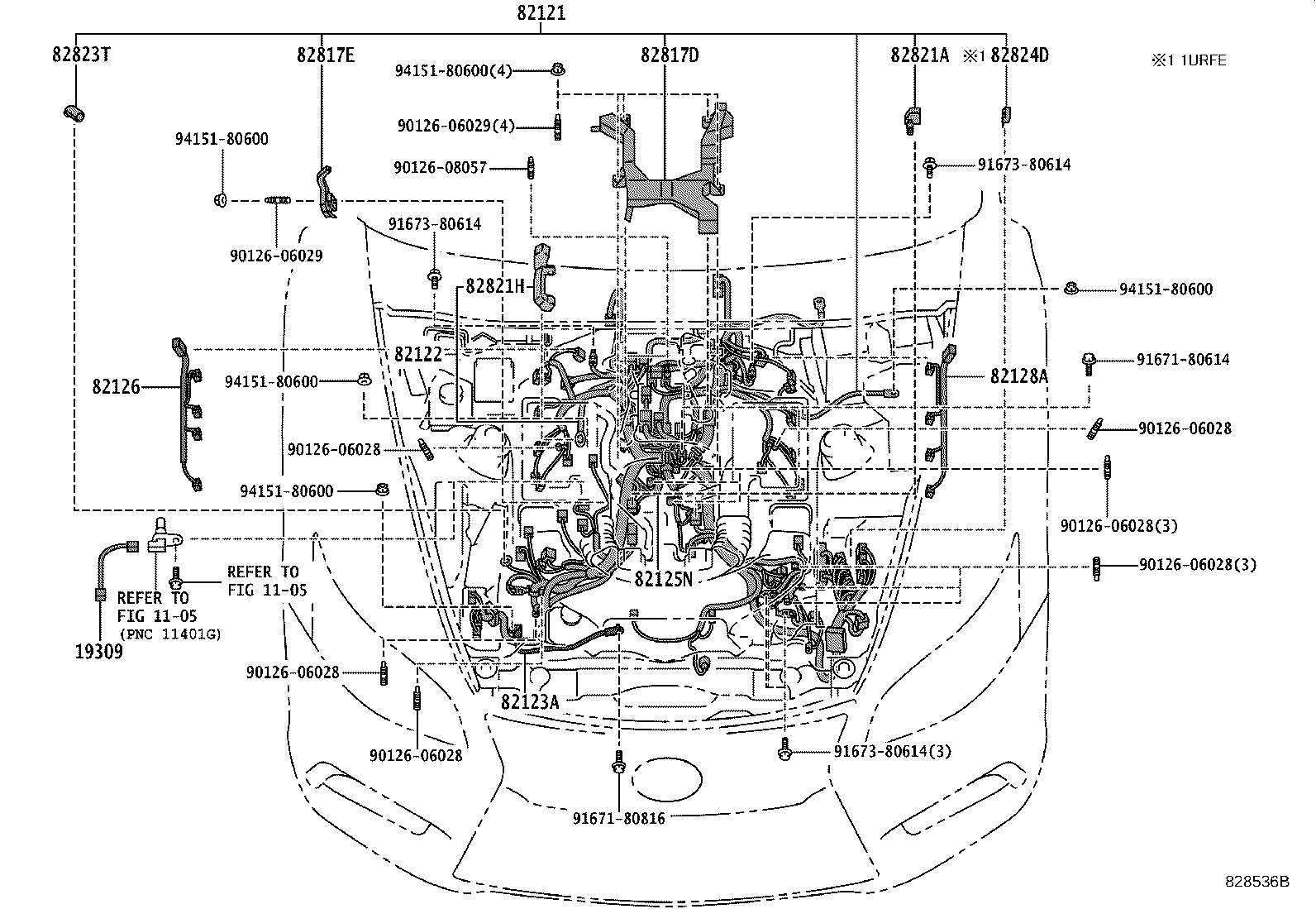 مجموعه دسته سیم های بدنه LS