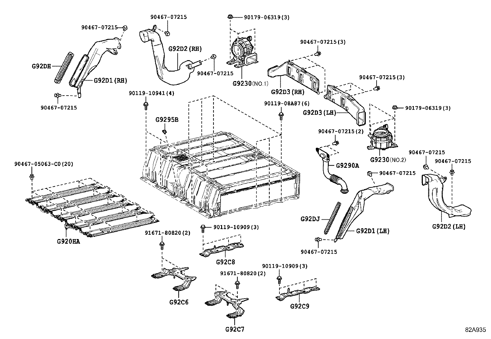 باطری و کابل و بست باطری پریوس