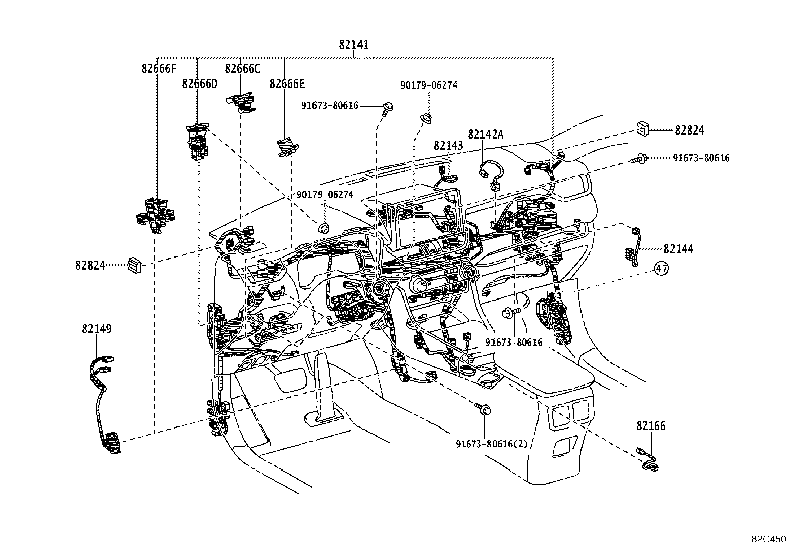 مجموعه دسته سیم های بدنه راوفور