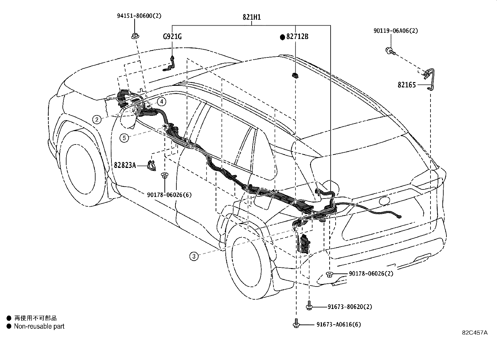 مجموعه دسته سیم های بدنه راوفور