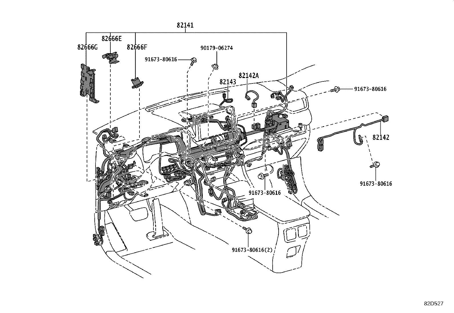 مجموعه دسته سیم های بدنه راوفور