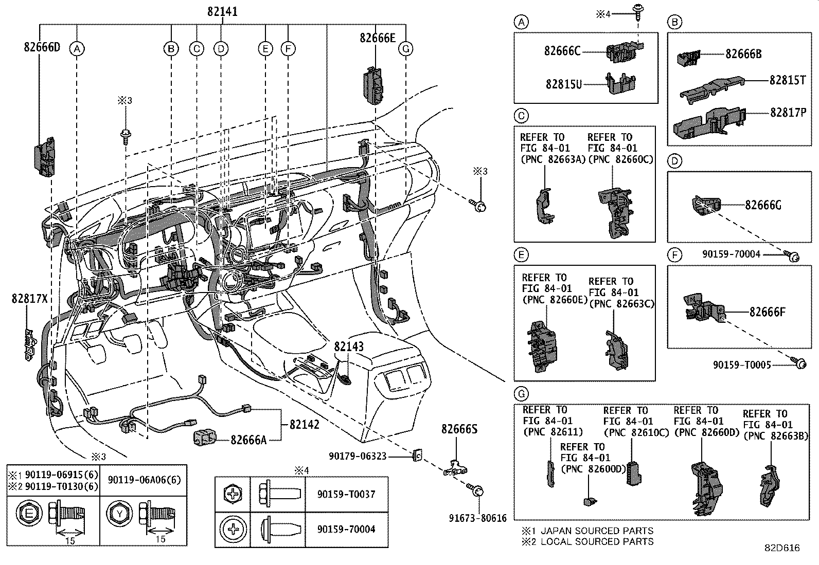 مجموعه دسته سیم های بدنه هایلوکس
