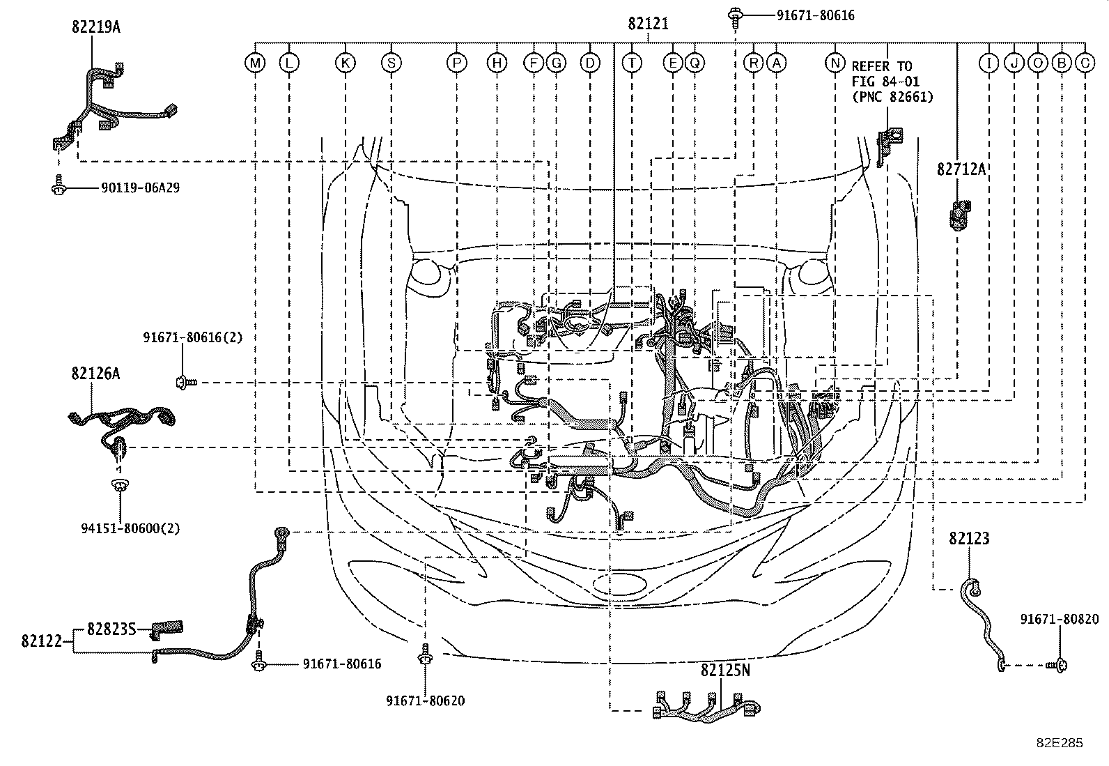 مجموعه دسته سیم های بدنه کمری