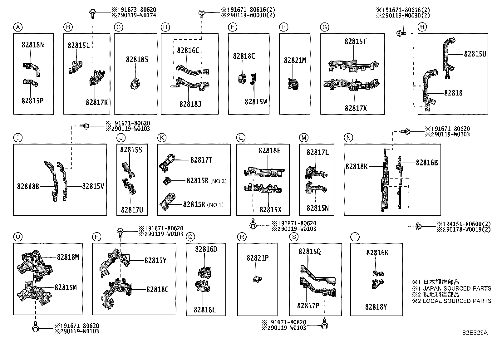 مجموعه دسته سیم های بدنه کمری