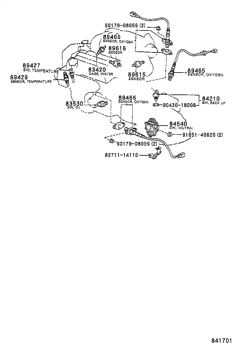 8401:SWITCH & RELAY & COMPUTER CAMRY