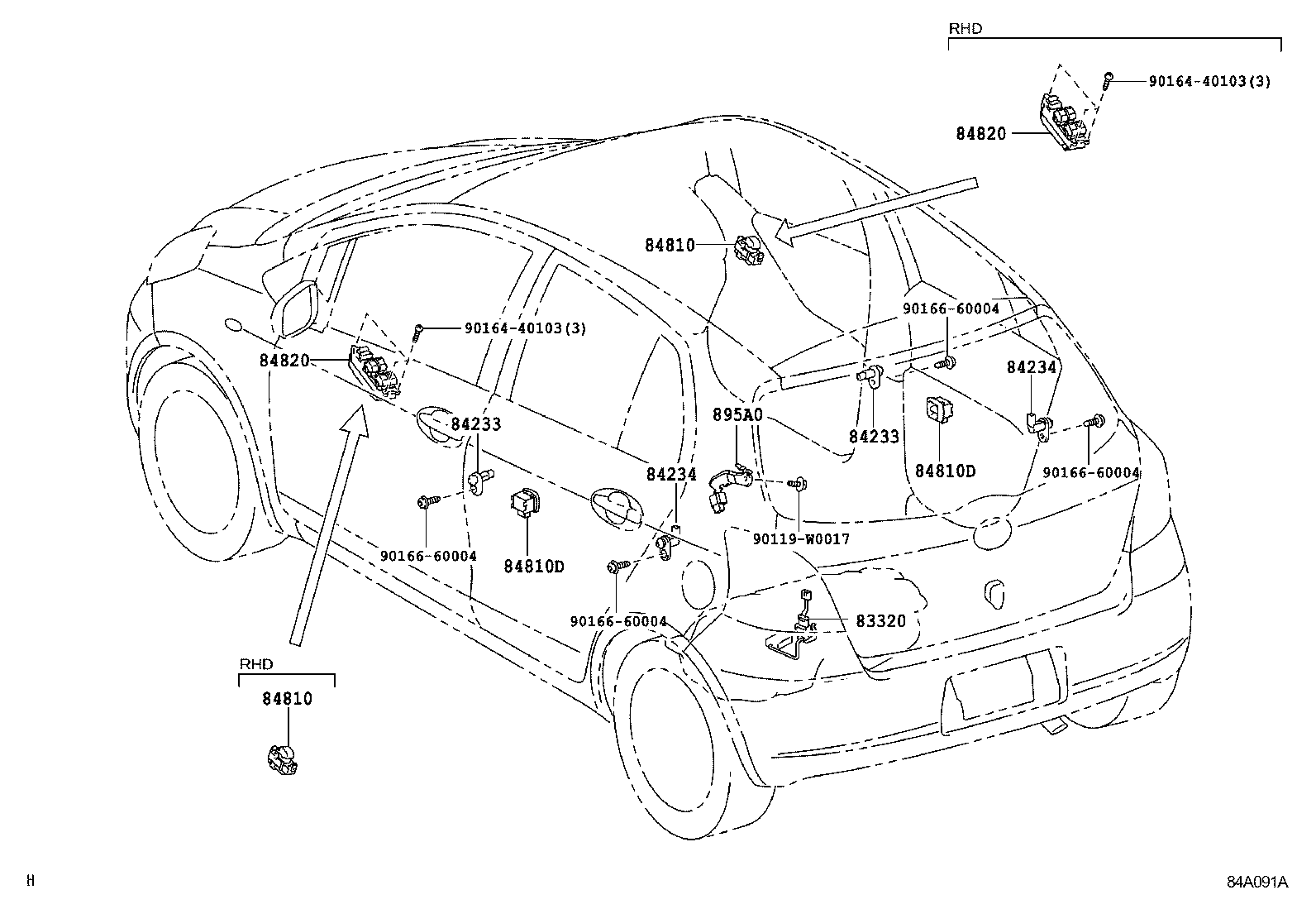 مجموعه سنسورها یاریس