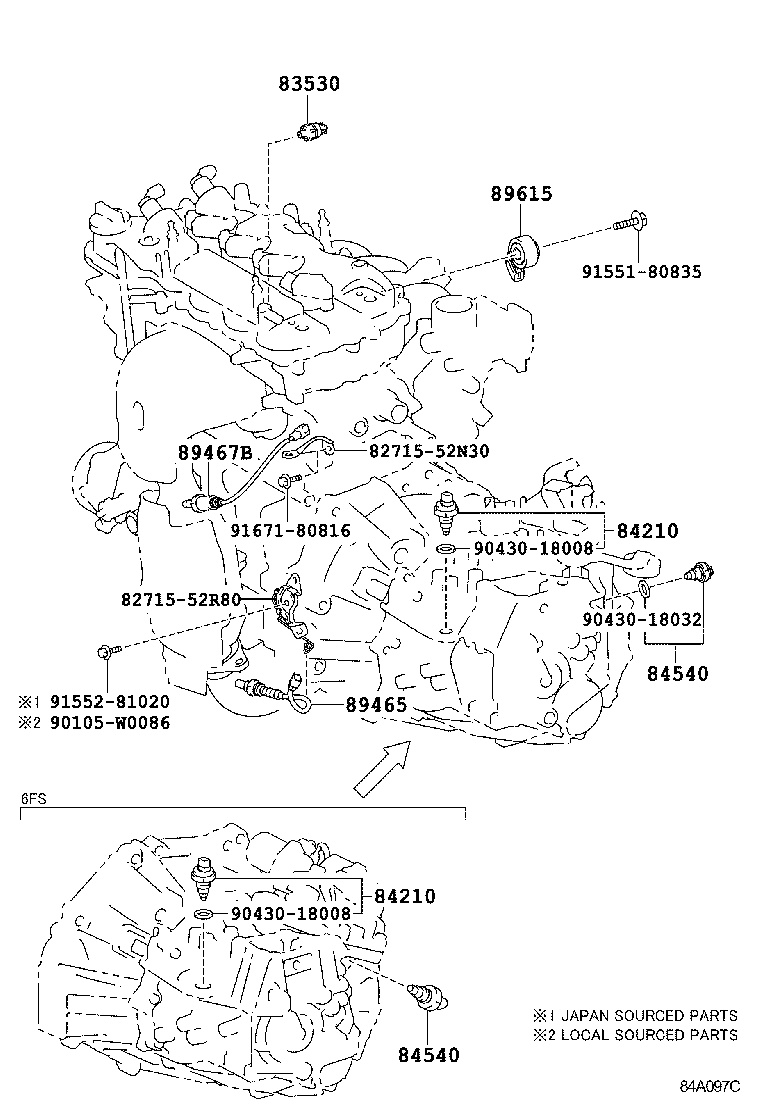 مجموعه سنسورها یاریس