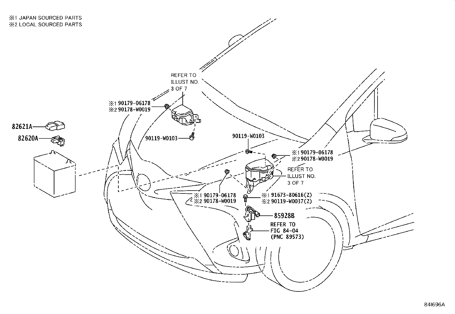 مجموعه سنسورها یاریس