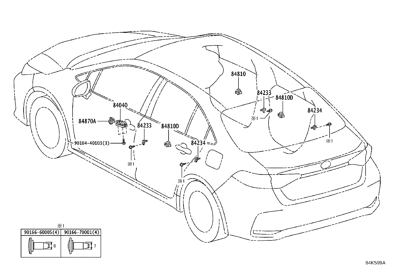مجموعه سنسورها کرولا